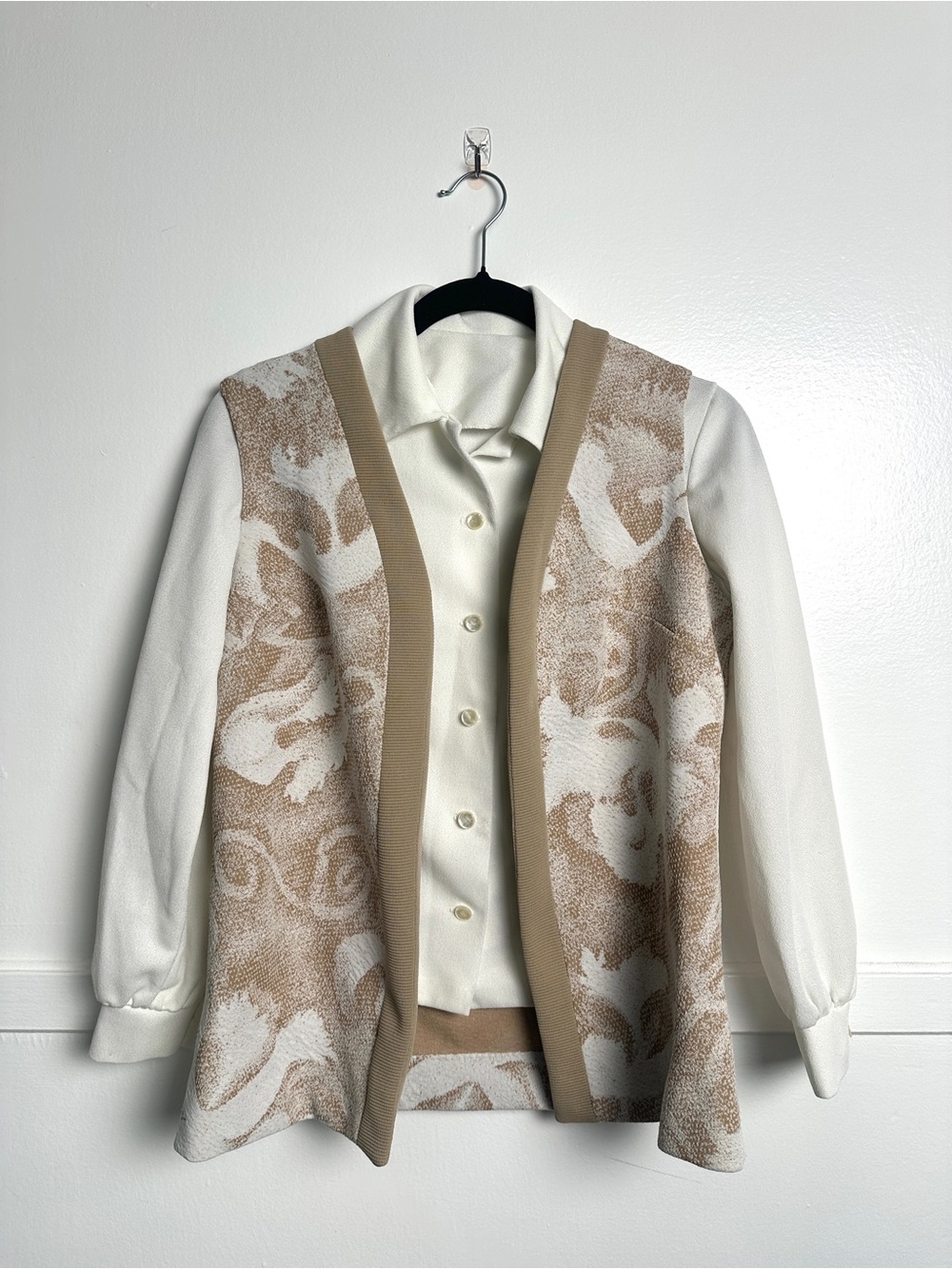 Vintage 1970's 2-piece Button Up & Vest